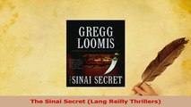 Read  The Sinai Secret Lang Reilly Thrillers Ebook Free