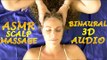 Binaural ASMR Face & Scalp Massage 3, Hair Play & Whisper Ear to Ear For Sleep & Relaxation
