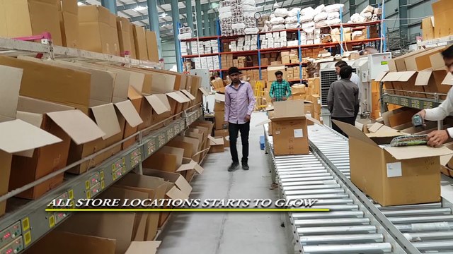 Put To Light Wall Sortation System by Falcon Autotech