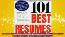 READ book  101 Best Resumes Endorsed by the Professional Association of Resume Writers Practical Full EBook