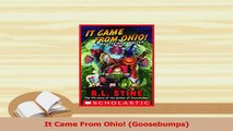 PDF  It Came From Ohio Goosebumps Read Full Ebook