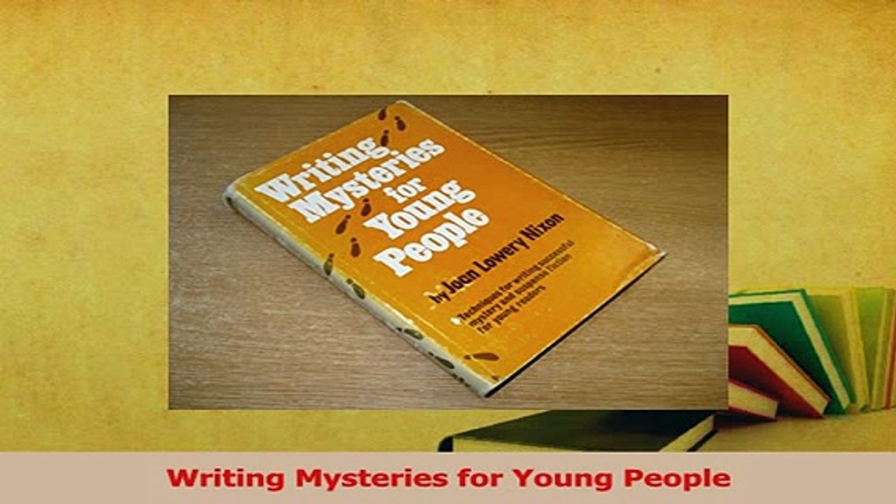 Read  Writing Mysteries for Young People Ebook Free
