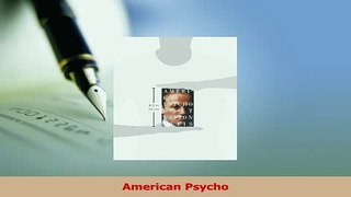 Read  American Psycho PDF Online