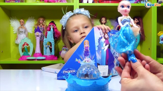 ✔ Disney Frozen. Ярослава распаковывает светильник с Эльзой и Анной / Elsa and Anna / Unboxing toys