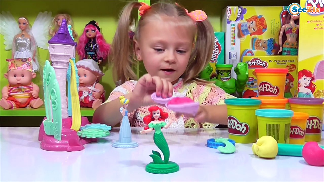 ✔Princess Disney. Ярослава распаковывает новый набор Плей До / Play Doh Royal Palace Set ✔