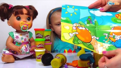 ✔ Doll Alive с Ярославой делают из Плей До героев мультфильма История игрушек / Play Doh Toy Story ✔