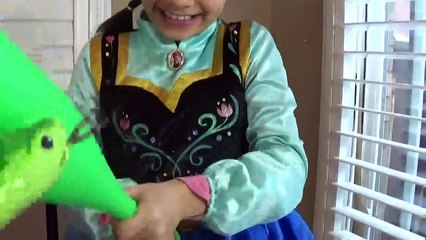 FROZEN ANNA VS SNAKE SURPRISE EGGS FROZEN ELSA PINK SPIDERGIRL SUPERHERO IN REAL LIFE KIDS MOVIE