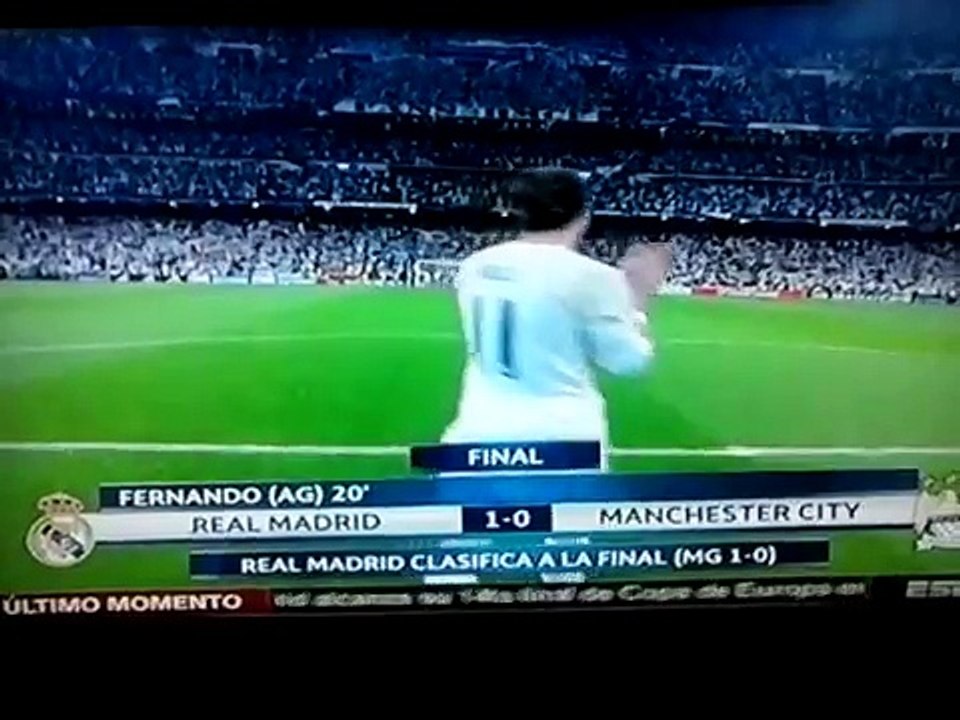 Real Madrid vs Man. City (1-0). ¡Real madrid en milan!