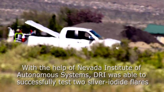 DRI Unmanned Cloud Seeding Aircraft Test flight