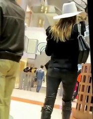 Fashionista in Leather Pants and High-boots