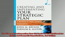 Free PDF Downlaod  Creating and Implementing Your Strategic Plan A Workbook for Public and Nonprofit  DOWNLOAD ONLINE