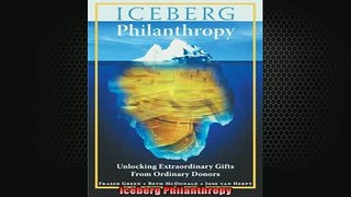 EBOOK ONLINE  Iceberg Philanthropy READ ONLINE