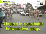 3 injured in a gun battle between two gangs