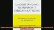 READ book  Understanding Nonprofit Organizations Governance Leadership and Management  FREE BOOOK ONLINE