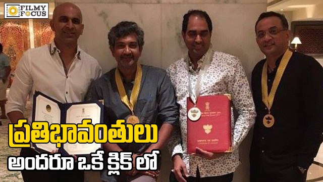 SS Rajamouli and Krish Receive 63rd National Film Awards - Filmyfocus.com