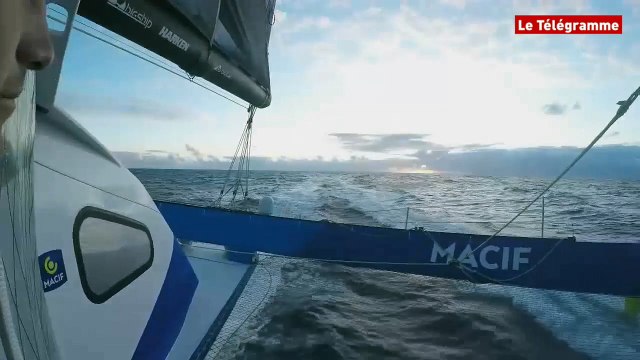 The Transat Barkely. François Gabart à bord de Macif