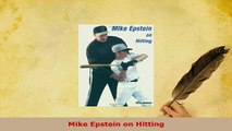 PDF  Mike Epstein on Hitting  Read Online