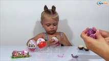 ✔ Хелло Китти. Девочка Ярослава открывает Шоколадные Яйца с Сюрпризом / Hello Kitty Surprise Eggs ✔