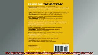 Free PDF Downlaod  The Soft Edge Where Great Companies Find Lasting Success READ ONLINE