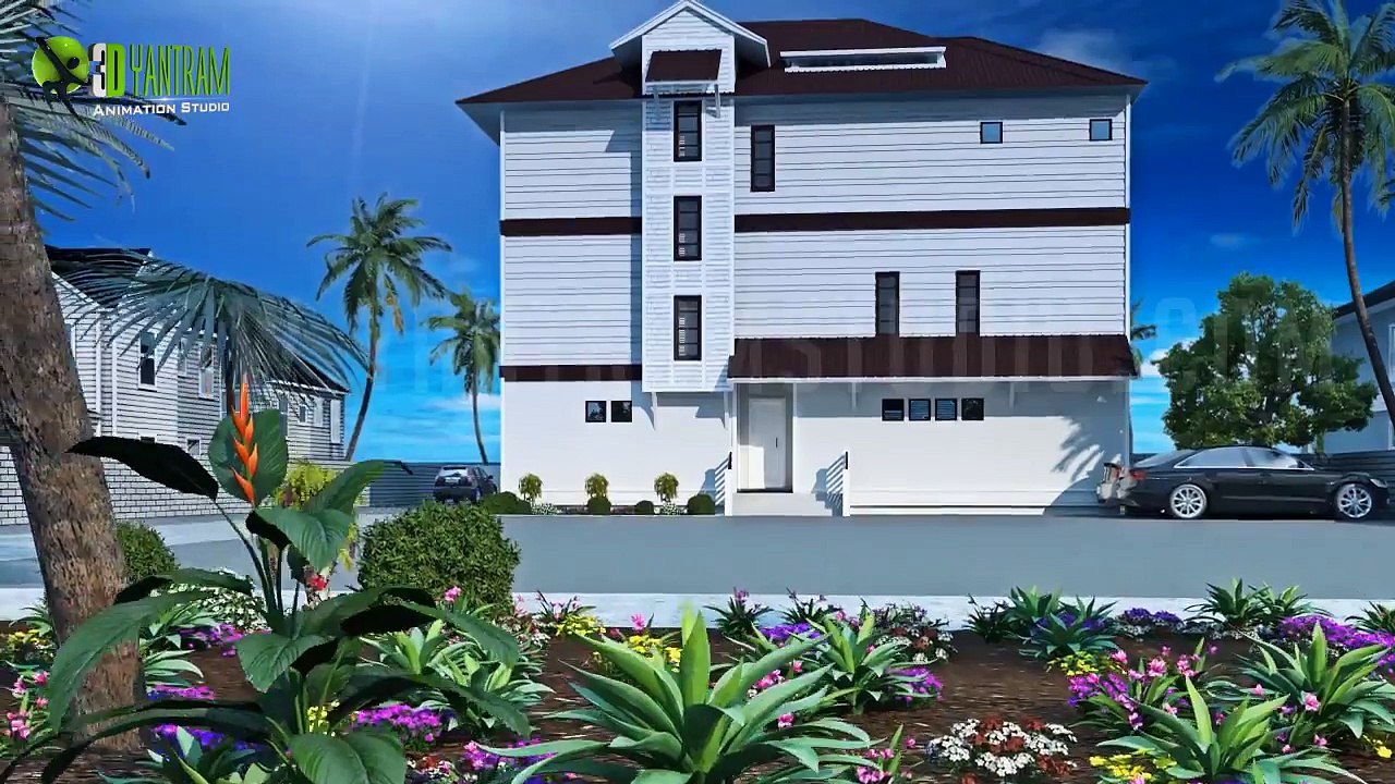 Walkthrough Architecture Virtual Tour for Vacation Beach House Property in Florida