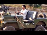 Shahrukh Khan RAEES Shooting - Riding JEEP In Mumbai - LEAKED