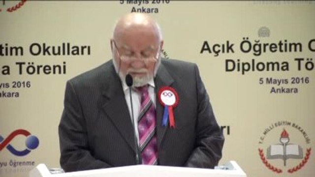 Milli Eğitim Bakanı Nabi Avcı - Açık Öğretim Okulları Diploma Töreni (2)