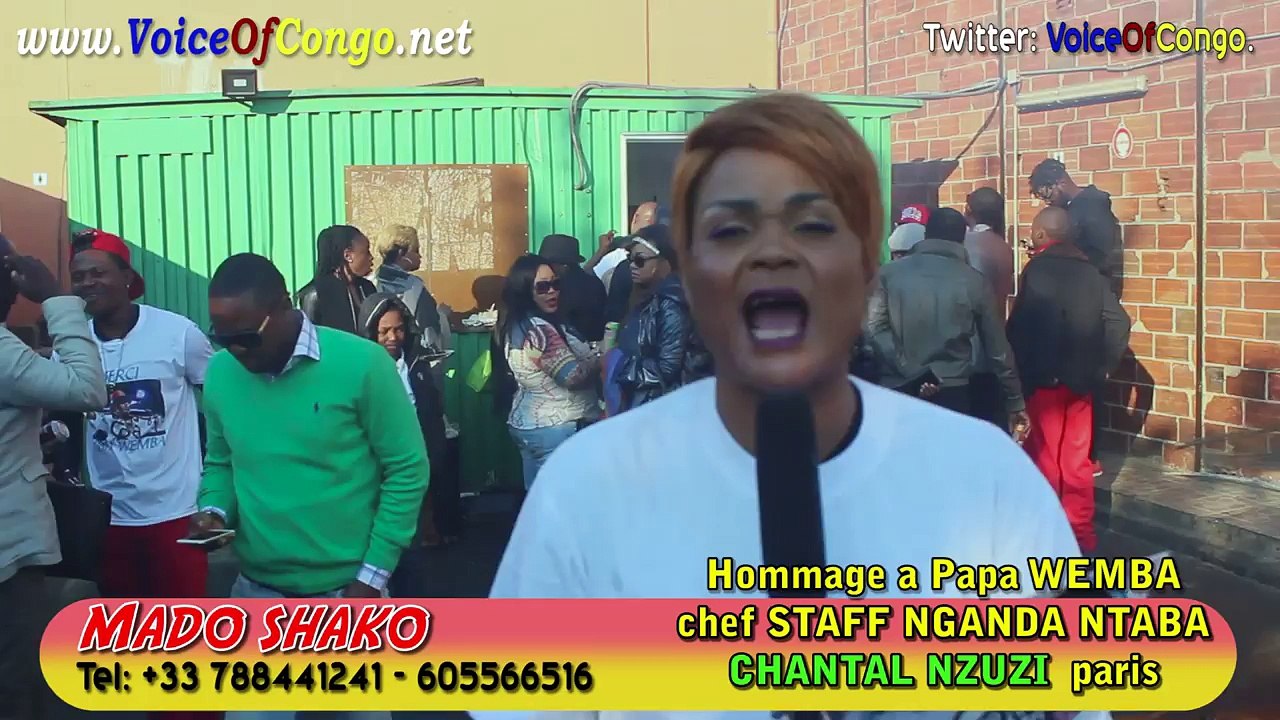 Hommage à Papa WEMBA Chez STAFF NGANDA NTABA - CHANTA NZUZI à Paris