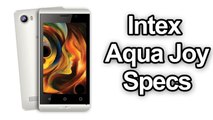 Intex Aqua Joy Budget Android Smartphone Launched Price and Specifications