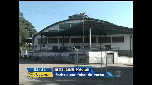 RJ: Restaurante popular de Itaboraí fecha as portas por falta de dinheiro
