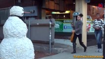 Funny Scary Snowman Prank Top 10 Reactions Season 2