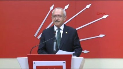 CHP Lideri Kılıçdaroğlu, Düzenlediği Basın Toplantısında AK Parti'de Yaşanan Gelişmeleri...