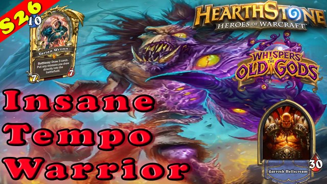 Hearthstone | INSANE Tempo Warrior Deck & Decklist | Constructed STANDARD | Top3 Legend