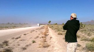 Area 51 Gates Filmed Entering and Leaving White Bus and Van (Black Tinted Windows) - FindingUFO
