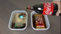 Samsung Galaxy S7 Edge vs. iPhone 6S Plus CocaCola Freeze Test