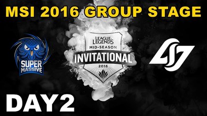(LOL)SUP vs CLG Highlight (MSI 2016 季中邀請賽)Day2