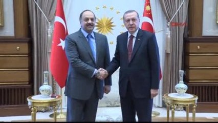 Katar'ın Savunmadan Sorumlu Devlet Bakanı Al-Atiyah Cumhurbaşkanlığı Sarayı'nda