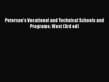 [PDF] Peterson's Vocational and Technical Schools and Programs: West (3rd ed) [Read] Online