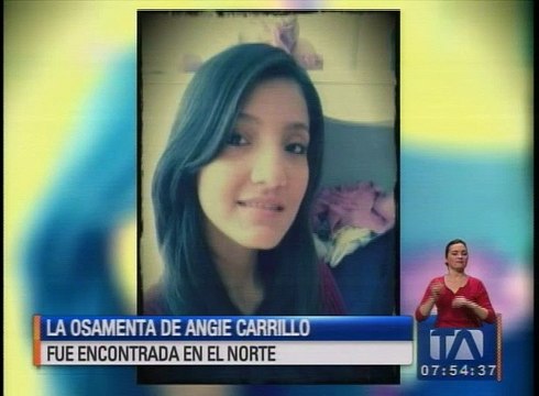 El cuerpo de Angie Carrillo fue encontrado en el norte de Quito