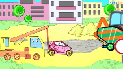 ✔ Мультики про машинки Все Серии Подряд. Бульдозер и друзья Экскаватор и Грузовик / Cars for kids ✔