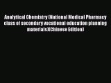 [PDF] Analytical Chemistry (National Medical Pharmacy class of secondary vocational education