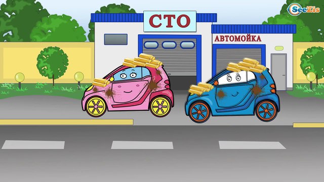 ✔ Мультики про машинки СБОРНИК. Приключения машинок Автосервис и Автомойка! Car Service & Car Wash!