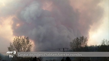 Canada: des milliers d'habitants fuient les incendies