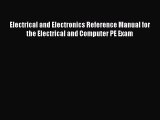 Book Electrical and Electronics Reference Manual for the Electrical and Computer PE Exam Full