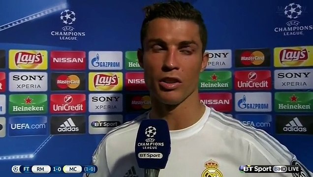 Cristiano Ronaldo 'Post-Match Interview - Real Madrid vs Manchester City
