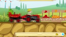 ✔ Мультики про машинки. Трактор на ферме — путь по ухабистой дороге / Развивающие игры для детей ✔