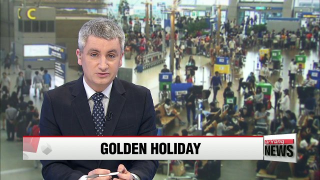 Tourists in and out of the country enjoying extended holidays