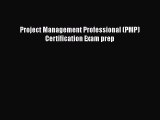 Book Project Management Professional (PMP) Certification Exam prep Full Ebook