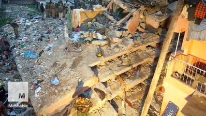 Woman found alive 6 days after building collapse in Kenya