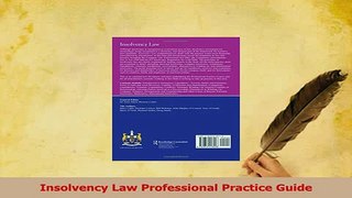 Download  Insolvency Law Professional Practice Guide PDF Free