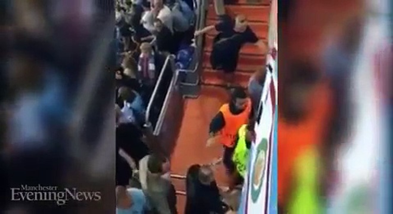 Manchester City fans 'battered by police' during Champion's League semi-final against Real Madrid,